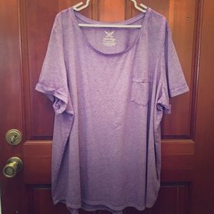 💜FADED GLORY Purple Pocket T-Shirt